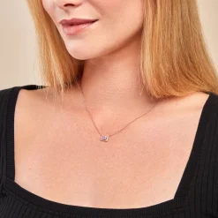 Collier Laurine Argent Rose Oxyde De Zirconium-Histoire d'Or Online