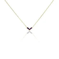 Collier Lavender Or Jaune Améthyste-Histoire d'Or Hot