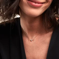 Histoire d'Or Collier Lavender Or Jaune Topaze