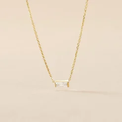 Histoire d'Or Collier Lawry Or Jaune Oxyde De Zirconium