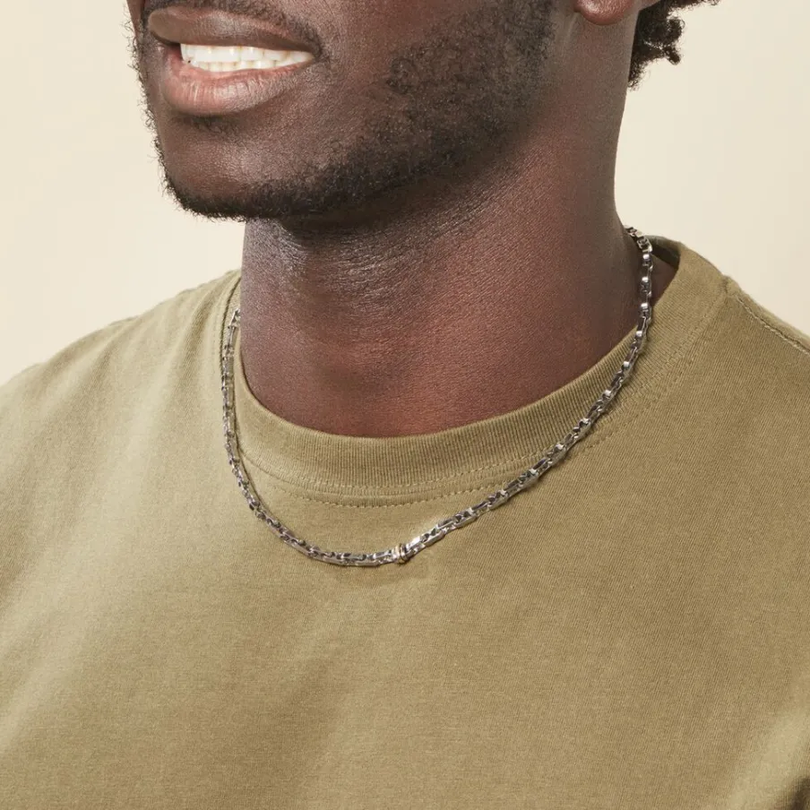 JOURDAN Collier Leandreae Or Acier Bicolore