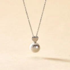 Histoire d'Or Collier Lorella Argent Blanc Perle De Culture