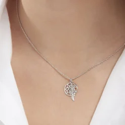 Histoire d'Or Collier Lorelle Argent Blanc