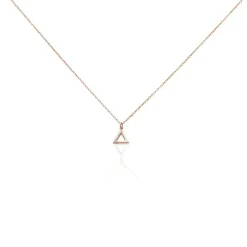 Histoire d'Or Collier Lorena Argent Rose Oxyde De Zirconium