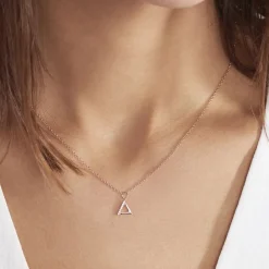 Histoire d'Or Collier Lorena Argent Rose Oxyde De Zirconium