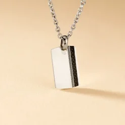 JOURDAN Collier Lovaina Acier Blanc