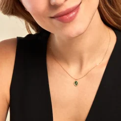 Histoire d'Or Collier Lueur Coloree Or Jaune