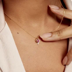 Histoire d'Or Collier Lydia Or Jaune Rubis