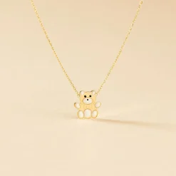 Histoire d'Or Collier Mae Ourson Or Jaune