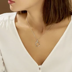 Histoire d'Or Collier Magda Argent Blanc