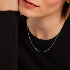 Histoire d'Or Collier Maille Nuncio Argent Blanc