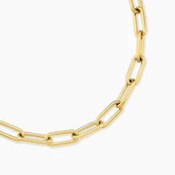 Histoire d'Or Collier Maille Urban Line Acier Doré