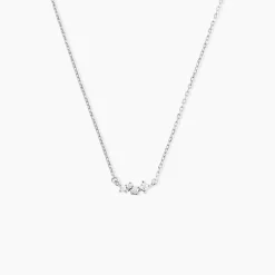 Histoire d'Or Collier Mariko Argent Blanc Oxyde De Zirconium