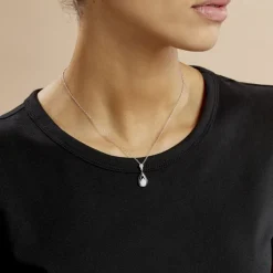 Histoire d'Or Collier Marina Cera Argent Blanc Céramique Et Oxyde De Zirconium