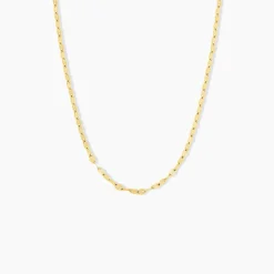 Histoire d'Or Collier Mauricette Acier Jaune