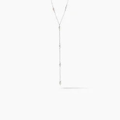 Histoire d'Or Collier Meily Argent Blanc Perle De Culture