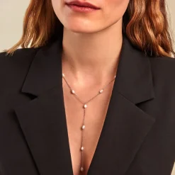 Histoire d'Or Collier Meily Argent Blanc Perle De Culture