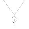 Histoire d'Or Collier Melaine Argent Blanc