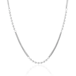 Histoire d'Or Collier Melodie Argent Blanc