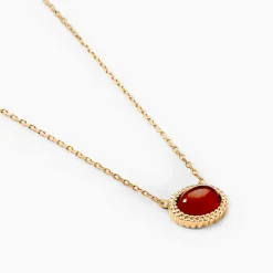 Histoire d'Or Collier Memory Plaqué Or Jaune Pierre De Synthese