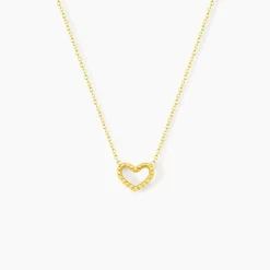 Histoire d'Or Collier Menel Argent Doré