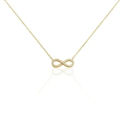 Histoire d'Or Collier Merane Plaqué Or Jaune Oxyde De Zirconium