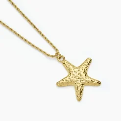Histoire d'Or Collier Mermaid Acier Jaune