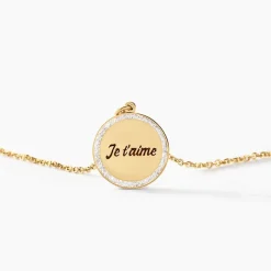 Histoire d'Or Collier Meshach Or Jaune