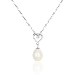 Histoire d'Or Collier Miley Argent Blanc Perle De Culture