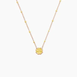 Histoire d'Or Collier Mimosa Argent Rose