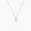 Histoire d'Or Collier Mimosa Argent Rose