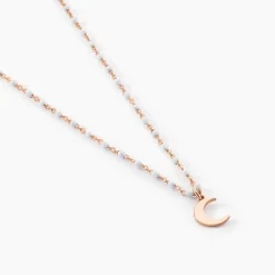 Histoire d'Or Collier Mimosa Argent Rose