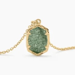 Histoire d'Or Collier Mirage Or Jaune Aventurine