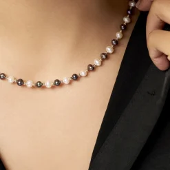 Histoire d'Or Collier Mirjam Or Jaune Perle De Culture