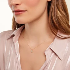 Collier Nacrea Or Jaune Nacre Oxyde De Zirconium-Histoire d'Or Outlet