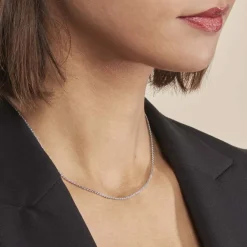 Histoire d'Or Collier Nahila Argent Blanc