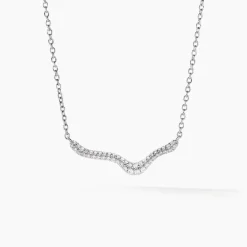 Histoire d'Or Collier Nandie Argent Blanc Oxyde De Zirconium