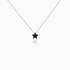 Histoire d'Or Collier Nasima Argent Blanc Spinelle