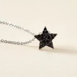 Histoire d'Or Collier Nasima Argent Blanc Spinelle