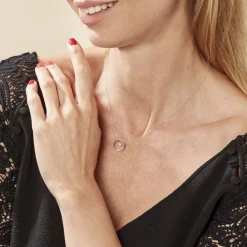 Histoire d'Or Collier Natalane Or Blanc Diamant