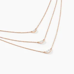 Histoire d'Or Collier Navette De Zirconium