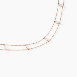 Histoire d'Or Collier Navette De Zirconium