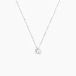 Histoire d'Or Collier Nazha Or Blanc Oxyde De Zirconium