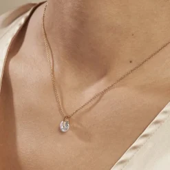 Histoire d'Or Collier Nelina Plaqué Or Jaune Oxyde De Zirconium