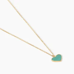 Histoire d'Or Collier Nerio Or Jaune Malachite