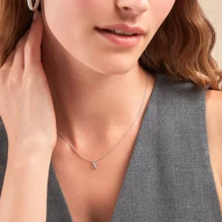 Histoire d'Or Collier Neruda Argent Blanc Oxyde De Zirconium