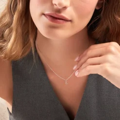 Histoire d'Or Collier Neruda Argent Blanc Oxyde De Zirconium