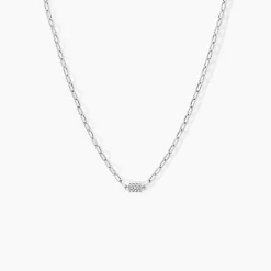 Histoire d'Or Collier Nexus Argent Blanc Oxyde De Zirconium