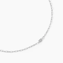 Histoire d'Or Collier Nexus Argent Blanc Oxyde De Zirconium