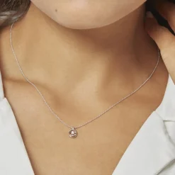 Histoire d'Or Collier Nid D'amour Or Blanc Diamant